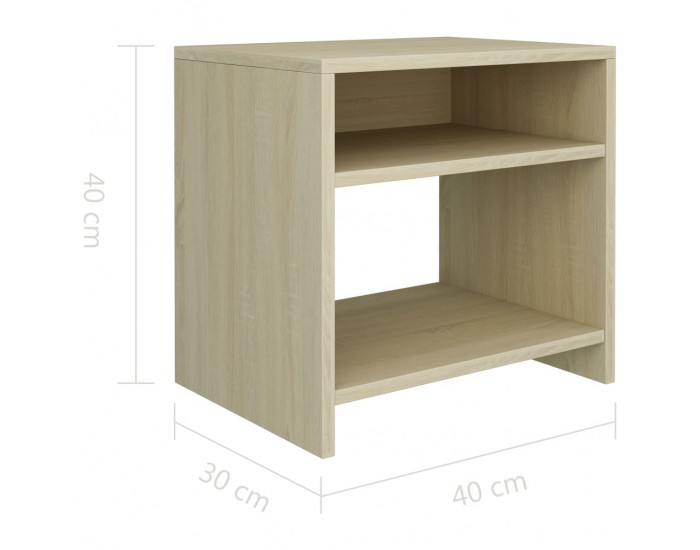Sonata H Нощно шкафче, дъб сонома, 40x30x40 см, инженерно дърво