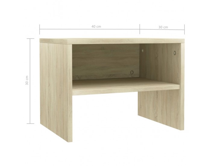 Sonata H Нощно шкафче, дъб сонома, 40x30x30 см, инженерно дърво