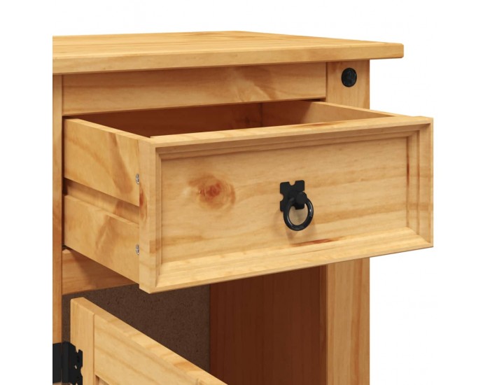 Sonata H Нощно шкафче, мексикански бор, стил Корона, 53x39x66 cм