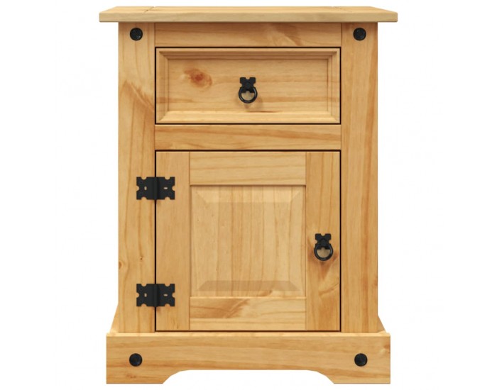 Sonata H Нощно шкафче, мексикански бор, стил Корона, 53x39x66 cм