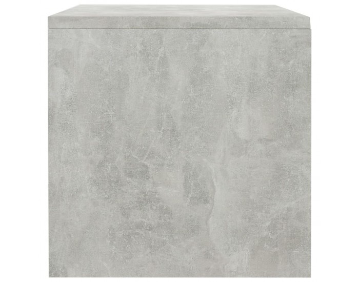 Sonata H Нощни шкафчета, 2 бр, бетонно сив, 40x30x30 см, инженерно дърво