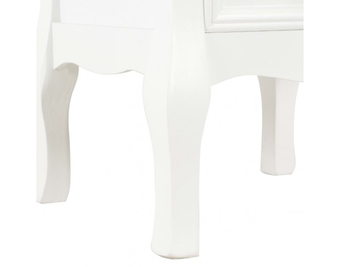 Sonata H Нощни шкафчета, 2 бр, бели, 35x30x49 см, МДФ