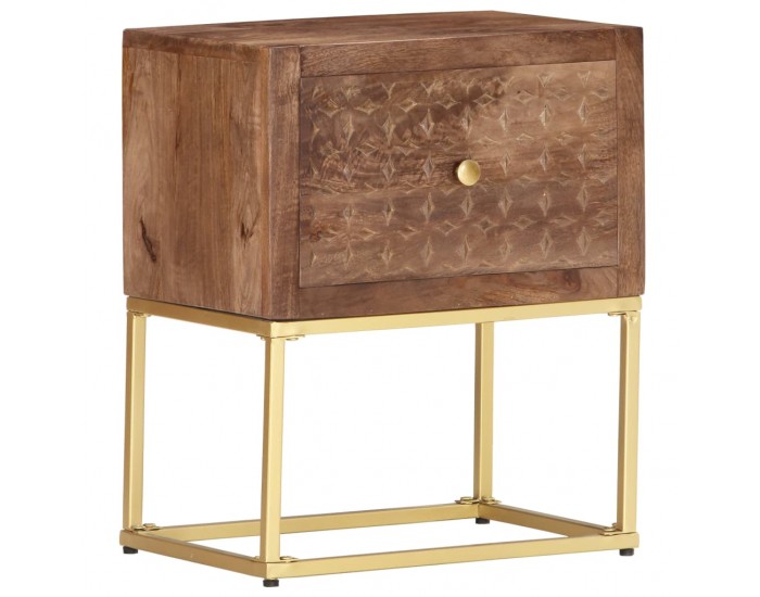 Sonata H Нощно шкафче, 40х30х50 см, мангово дърво масив