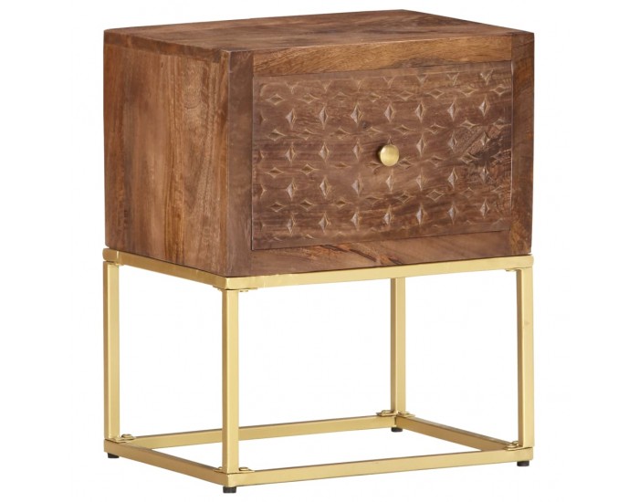 Sonata H Нощно шкафче, 40х30х50 см, мангово дърво масив