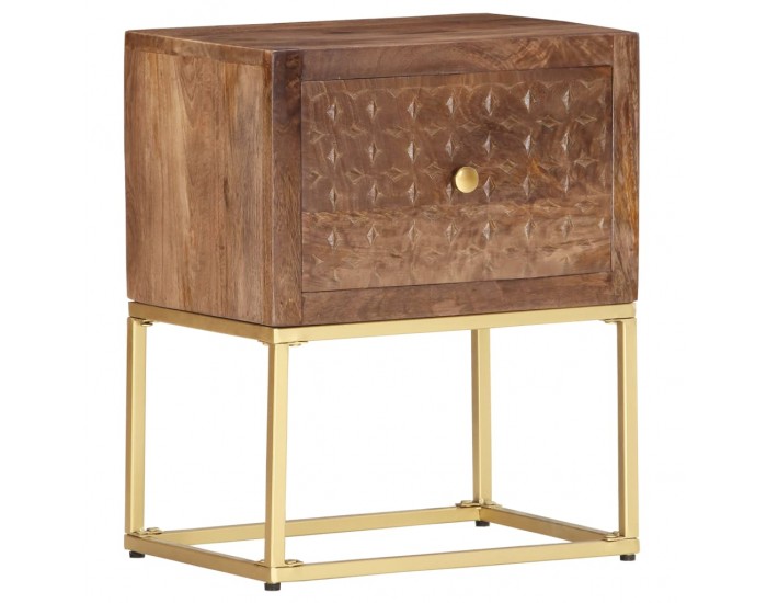 Sonata H Нощно шкафче, 40х30х50 см, мангово дърво масив