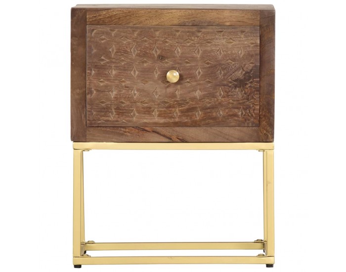 Sonata H Нощно шкафче, 40х30х50 см, мангово дърво масив