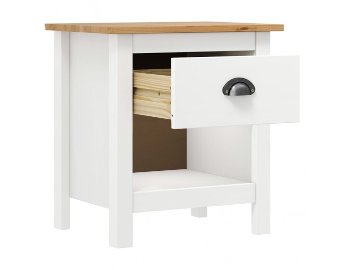 Sonata H Нощни шкафчета 2 бр Hill 46x35x49,5 см борово дърво масив