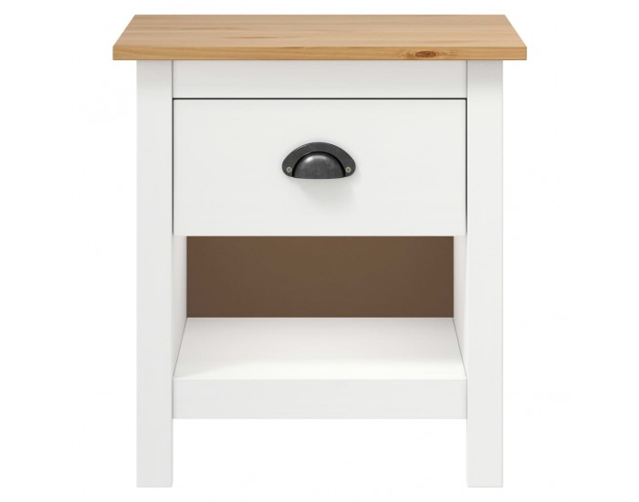 Sonata H Нощни шкафчета 2 бр Hill 46x35x49,5 см борово дърво масив