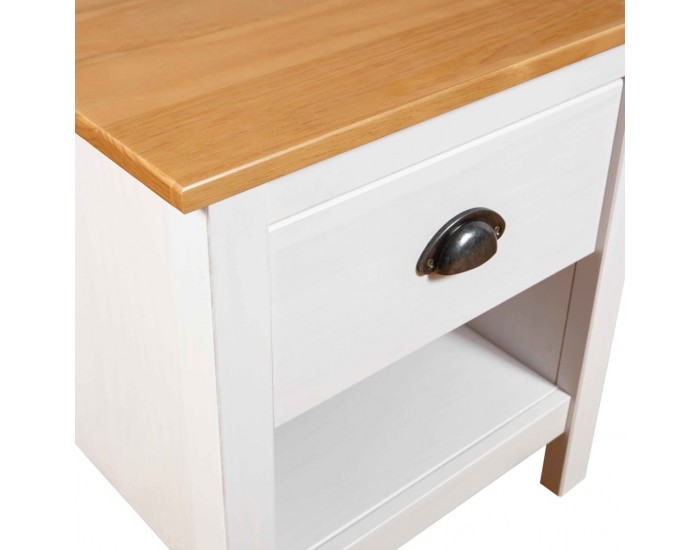 Sonata H Нощни шкафчета 2 бр Hill 46x35x49,5 см борово дърво масив