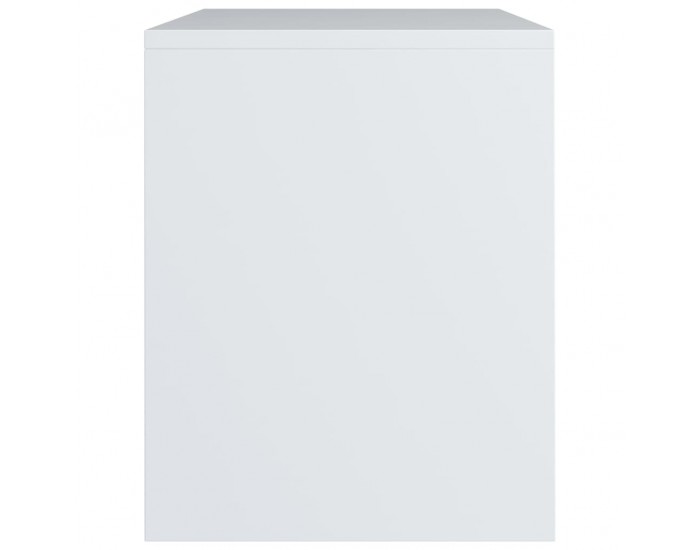 Sonata H Нощно шкафче, бяло, 40x30x40 см, инженерно дърво