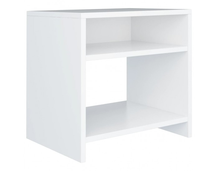 Sonata H Нощно шкафче, бяло, 40x30x40 см, инженерно дърво