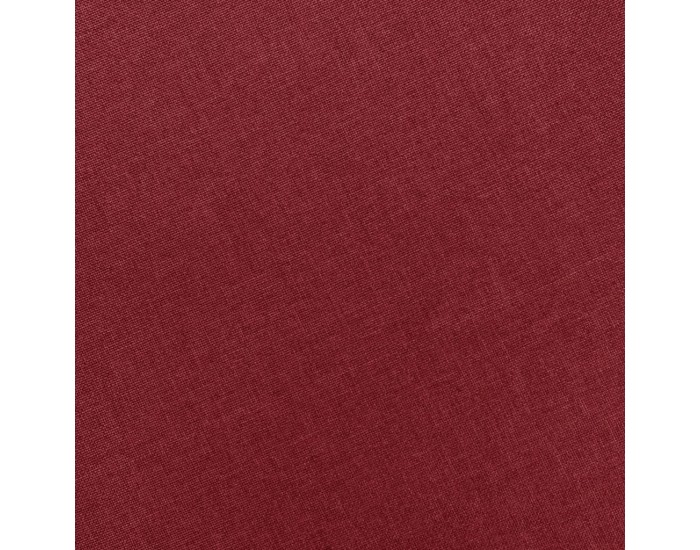 Sonata H Фотьойл с табуретка за крака, виненочервен, текстил