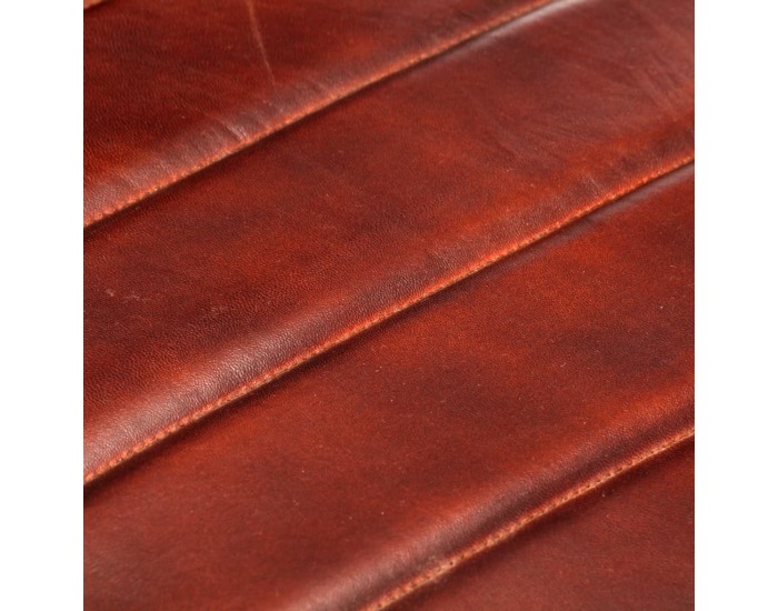 Sonata H Фотьойл, тъмнокафяв, естествена кожа