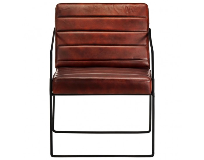 Sonata H Фотьойл, тъмнокафяв, естествена кожа