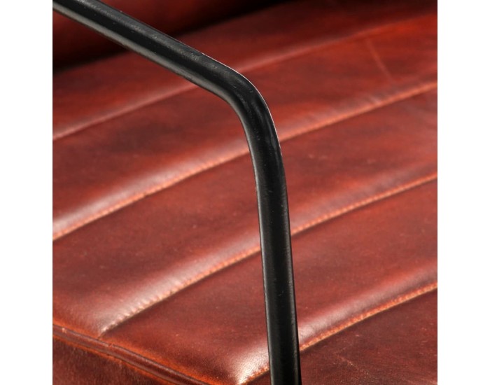 Sonata H Фотьойл, тъмнокафяв, естествена кожа