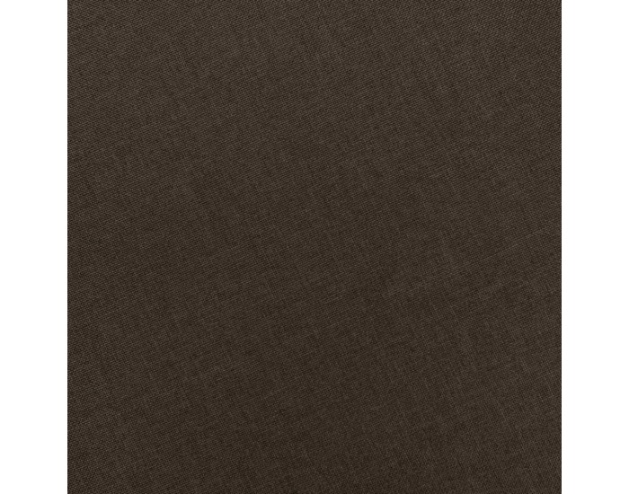 Sonata H Фотьойл с табуретка за крака, кафяв, текстил