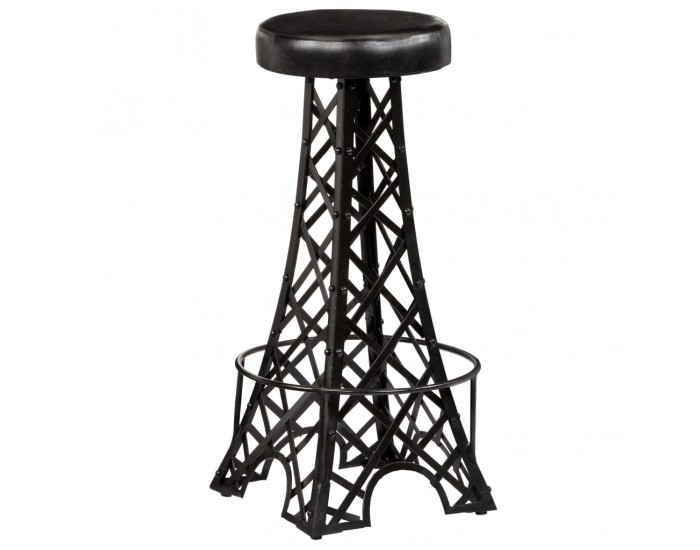 Sonata H Бар столове, 2 бр, естествена кожа