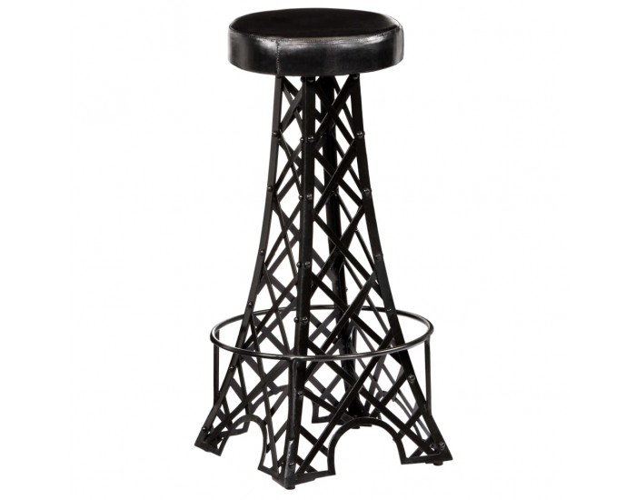 Sonata H Бар столове, 2 бр, естествена кожа