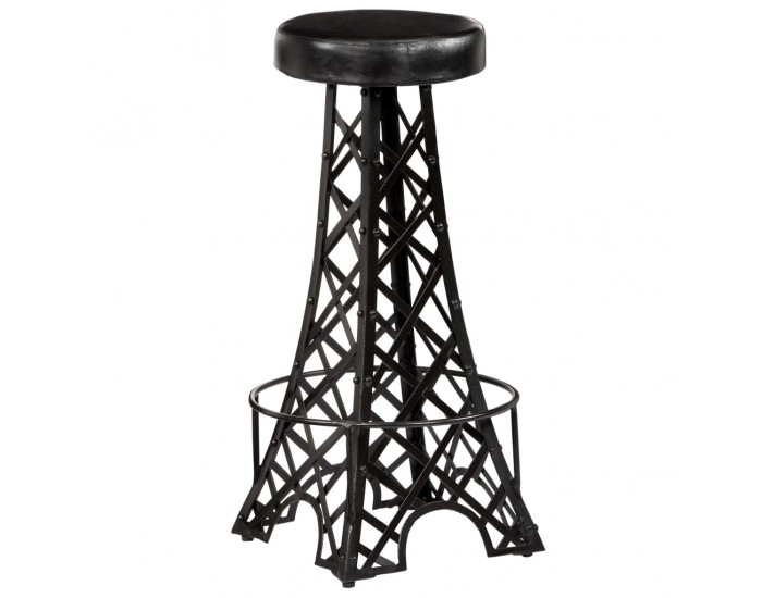 Sonata H Бар столове, 2 бр, естествена кожа