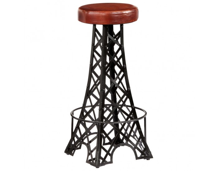 Sonata H Бар столове, 2 бр, естествена кожа