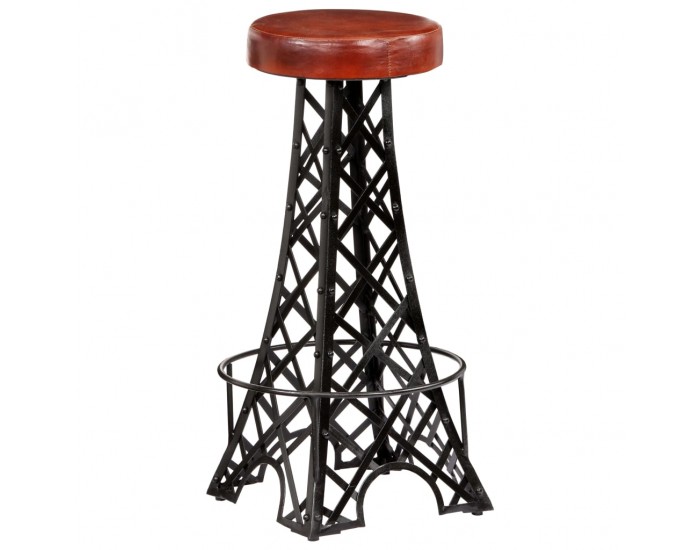 Sonata H Бар столове, 2 бр, естествена кожа