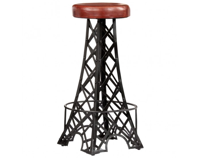 Sonata H Бар столове, 2 бр, естествена кожа