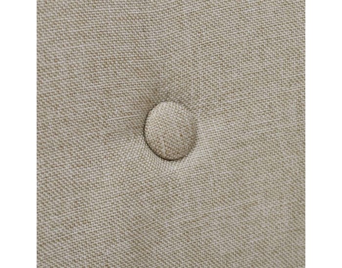 Sonata H Трапезни столове, 6 бр, бежов плат и дъбова дървесина масив