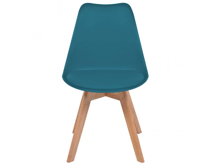 Sonata H Трапезни столове, 4 бр, тюркоаз, пластмаса