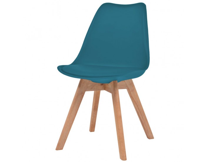 Sonata H Трапезни столове, 4 бр, тюркоаз, пластмаса