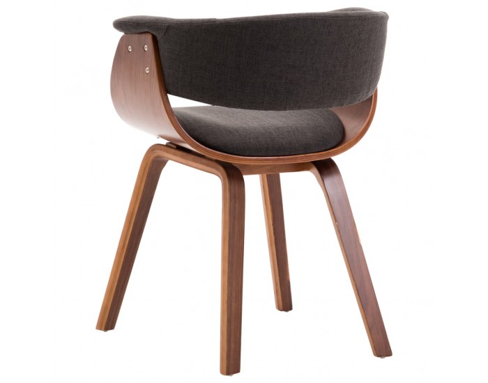 Sonata H Трапезни столове, 6 бр, сиви, огънато дърво и плат