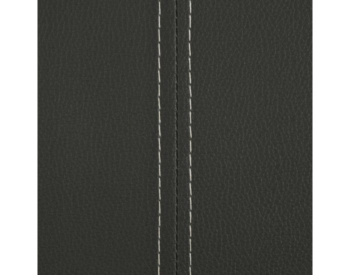 Sonata H Конзолни трапезни столове, 2 бр, сиви, изкуствена кожа