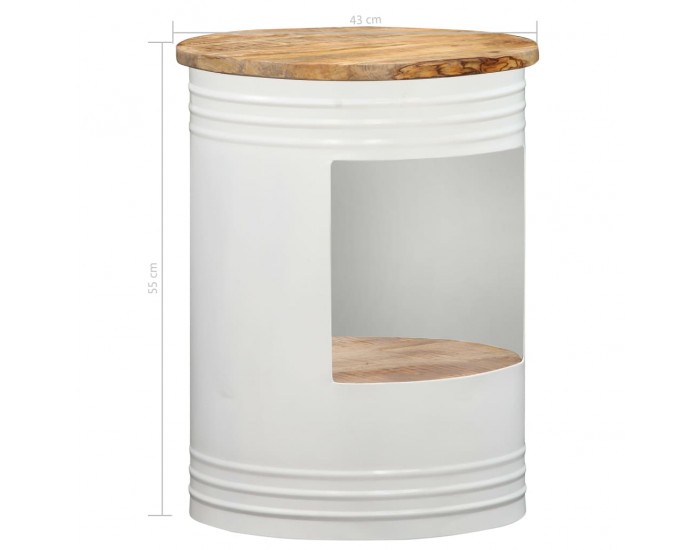 Sonata H Маса за кафе, 43x55 см, масивно мангово дърво