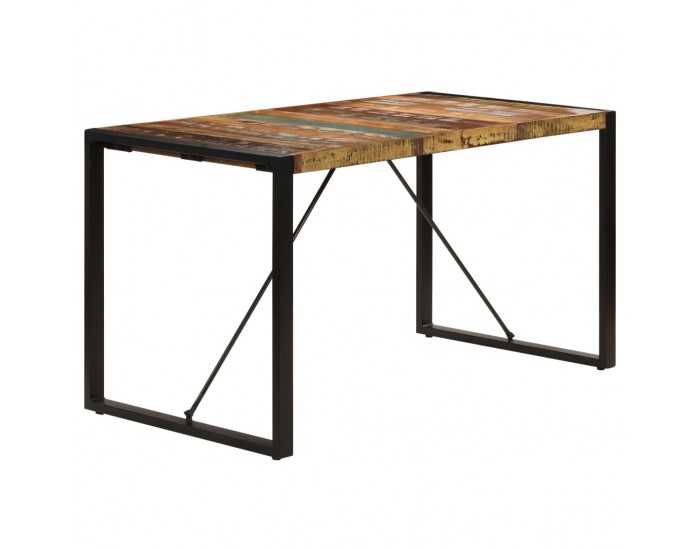 Sonata H Трапезна маса, 140x70x75 cм, регенерирано дърво масив