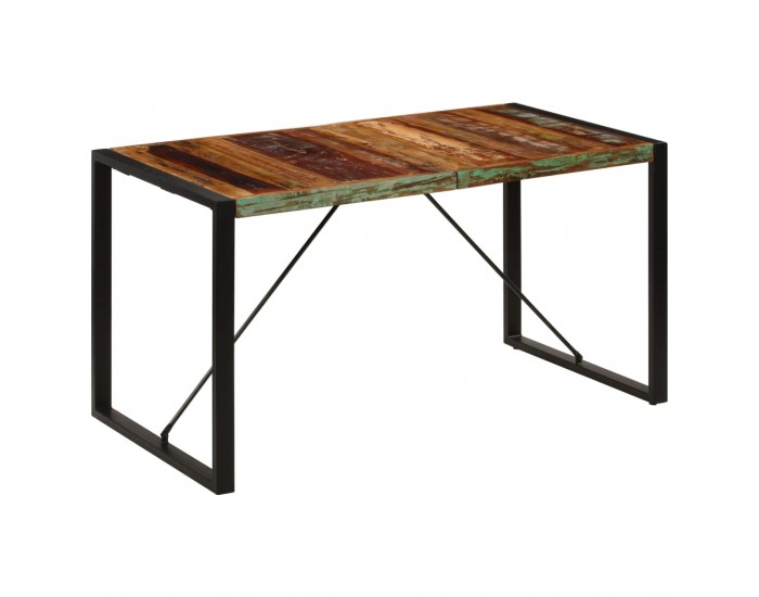 Sonata H Трапезна маса, 140x70x75 cм, регенерирано дърво масив