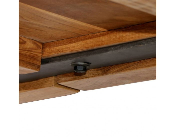 Sonata H Бар маса, регенерирано тиково дърво масив, 150x70x106 см