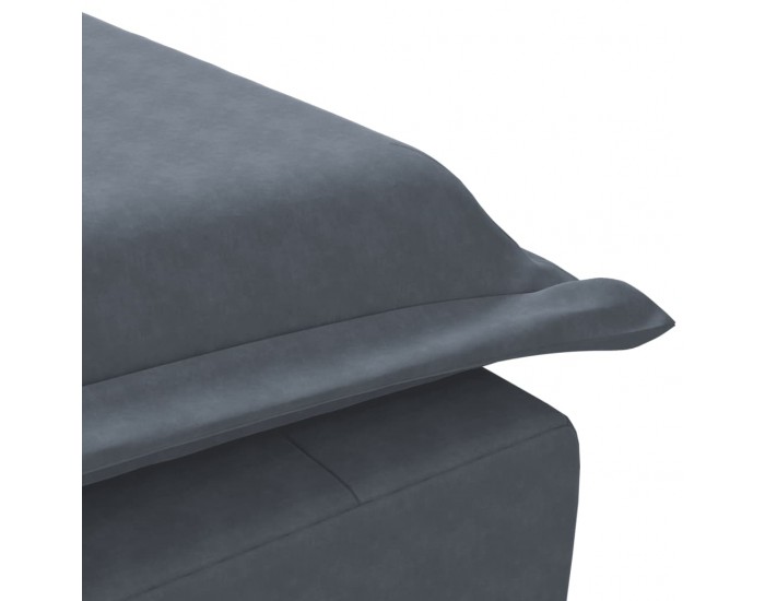 Sonata H Масажна кушетка с болстер, тъмносива, кадифе Sonata H Масажна кушетка с болстер, тъмносива, кадифе