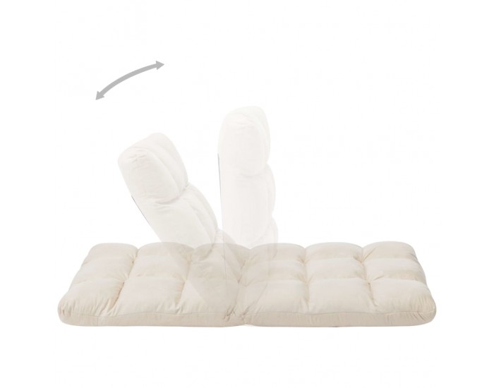 Sonata H Сгъваем подов стол, кремав, микрофибри Sonata H Сгъваем подов стол, кремав, микрофибри