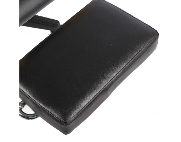 Sonata H Въртящ геймърски стол с подложка за крака, син, PVC