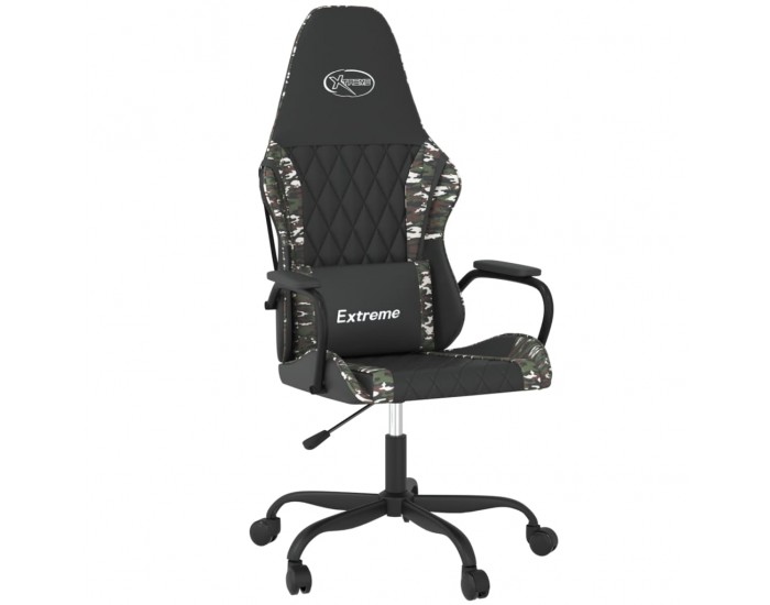 Sonata H Масажен гейминг стол, черно и камуфлаж, изкуствена кожа