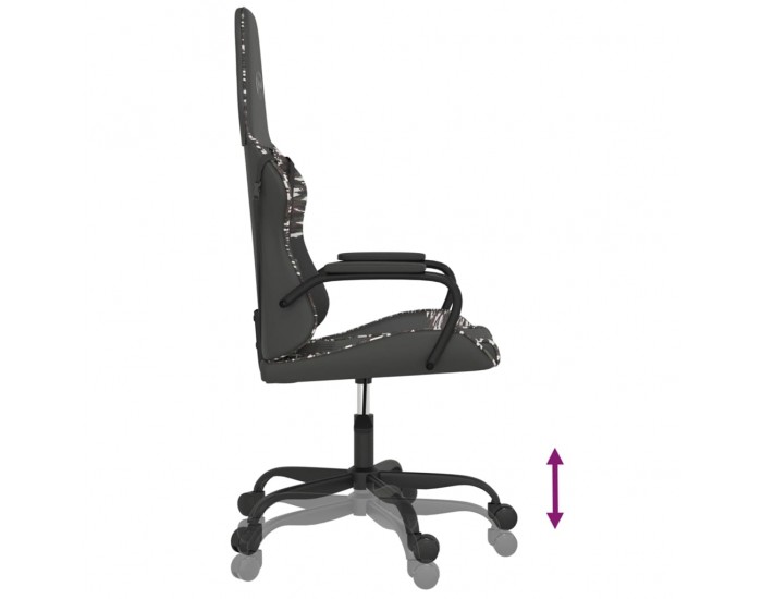 Sonata H Масажен гейминг стол, черно и камуфлаж, изкуствена кожа