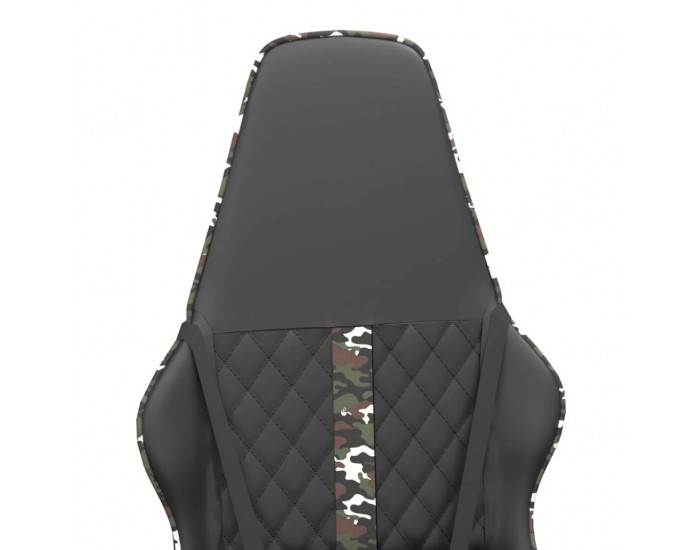 Sonata H Масажен гейминг стол, камуфлаж и черно, изкуствена кожа