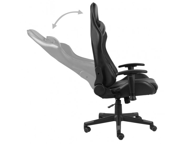 Sonata H Въртящ геймърски стол, сив, PVC Sonata H Въртящ геймърски стол, сив, PVC