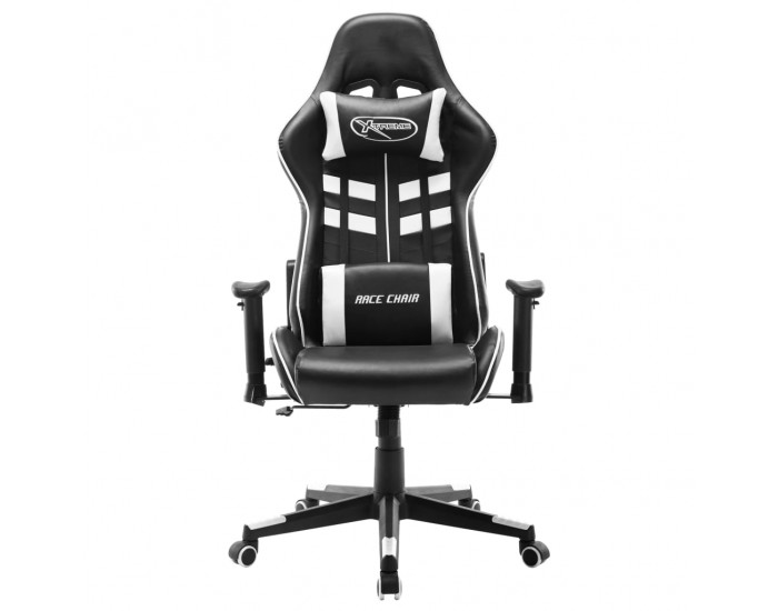 Sonata H Геймърски стол, черно и бяло, изкуствена кожа