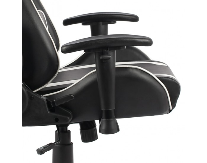 Sonata H Въртящ геймърски стол, бял, PVC