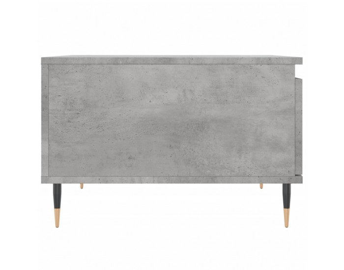 Sonata H Маса за кафе, бетонно сива, 55x55x36,5 см, инженерно дърво