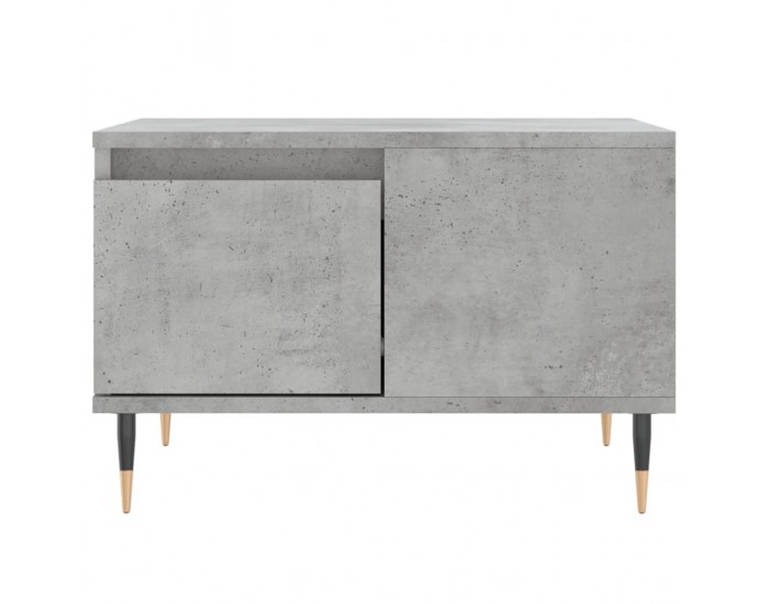 Sonata H Маса за кафе, бетонно сива, 55x55x36,5 см, инженерно дърво