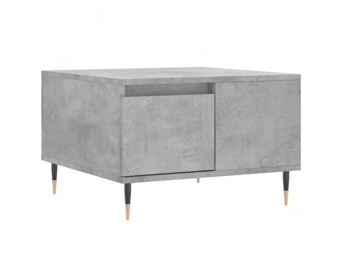 Sonata H Маса за кафе, бетонно сива, 55x55x36,5 см, инженерно дърво