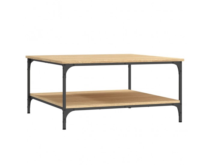 Sonata H Кафе маса, дъб сонома, 80x80x40 см, инженерно дърво