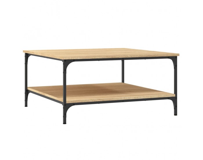 Sonata H Кафе маса, дъб сонома, 80x80x40 см, инженерно дърво