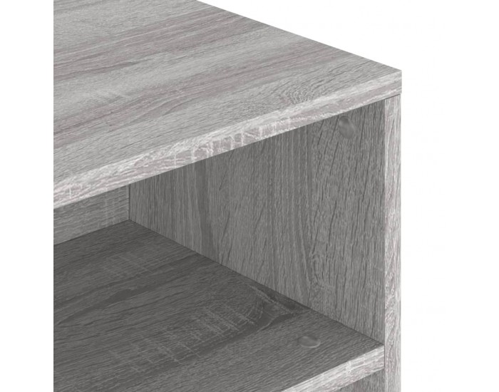 Sonata H Кафе маса, сив сонома, 90x55x42,5 см, инженерно дърво